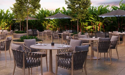 Sky Terrace Lounge — Amberstone Codename LakeOne JP Nagar 9th Phase