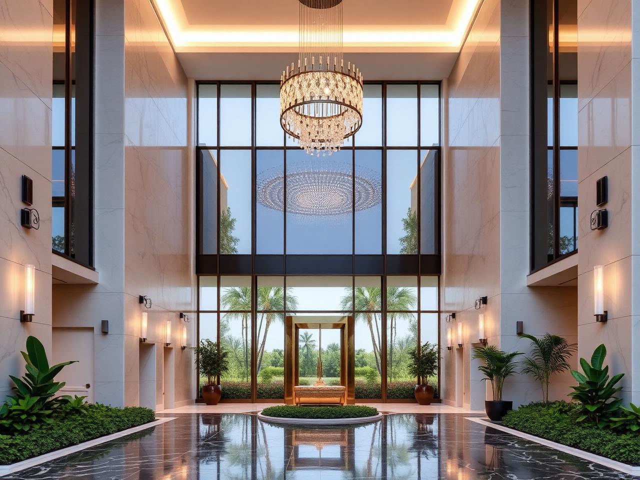 Grand Lobby Entrance — Amberstone Codename LakeOne JP Nagar 9th Phase